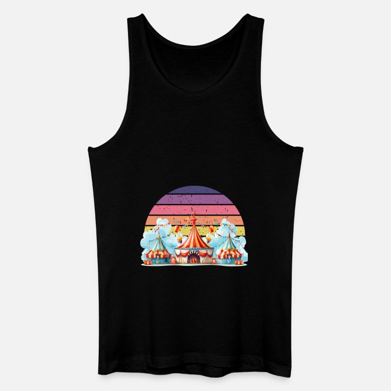 Zircus - Männer Bio Tank Top - Schwarz