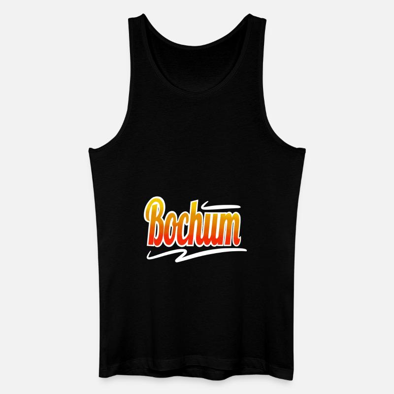 Bochum - Männer Bio Tank Top - Schwarz