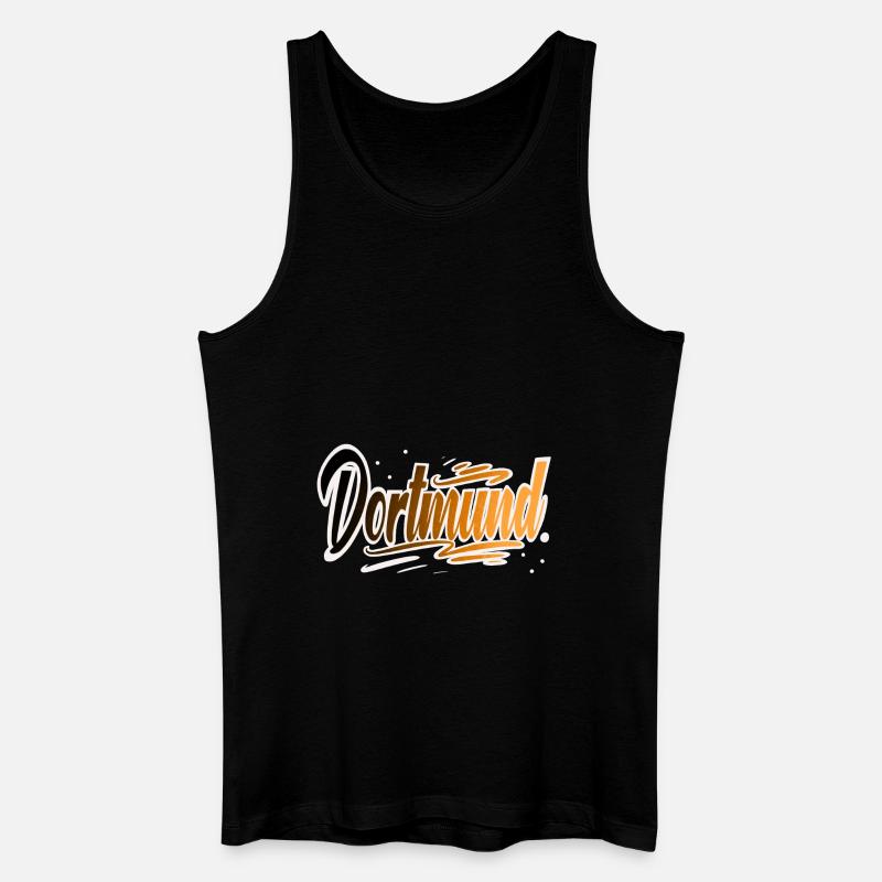 Dortmund - Männer Bio Tank Top - Schwarz