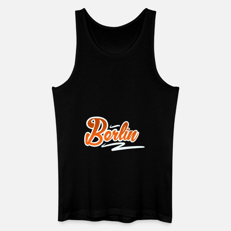 Berlin - Männer Bio Tank Top - Schwarz
