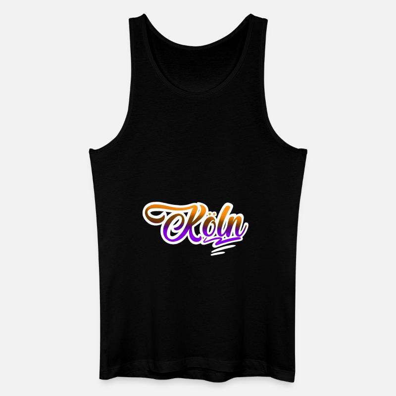 Köln - Männer Bio Tank Top - Schwarz