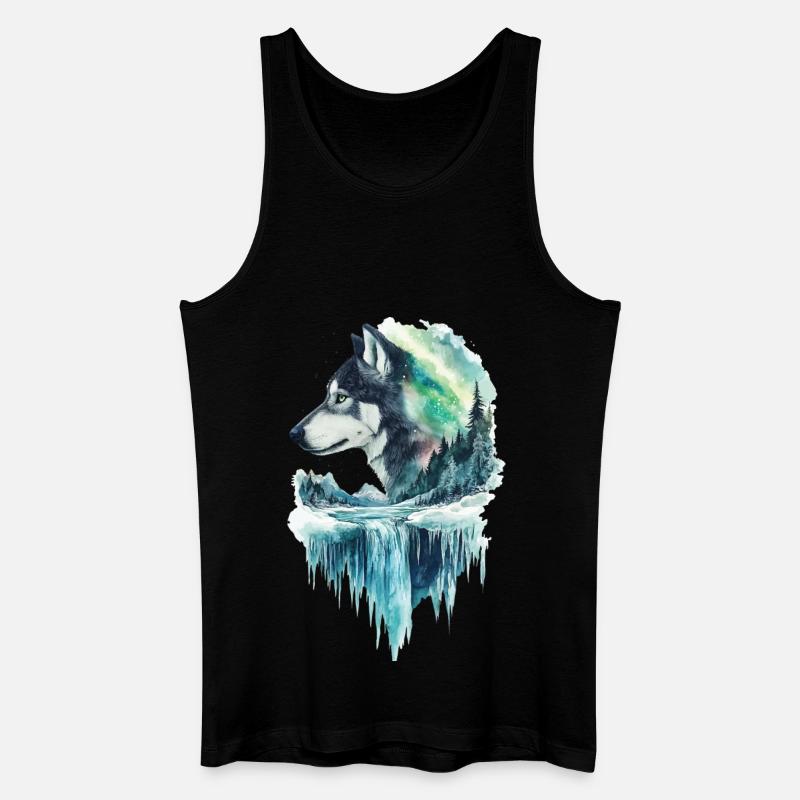 Hund - Männer Bio Tank Top - Schwarz