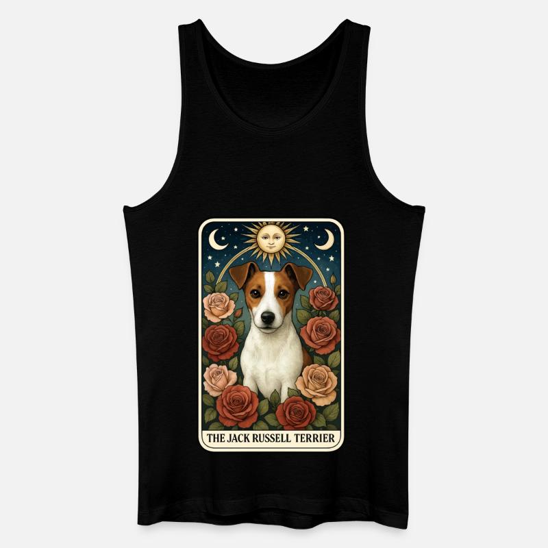Jack Russell Terrier - Männer Bio Tank Top - Schwarz