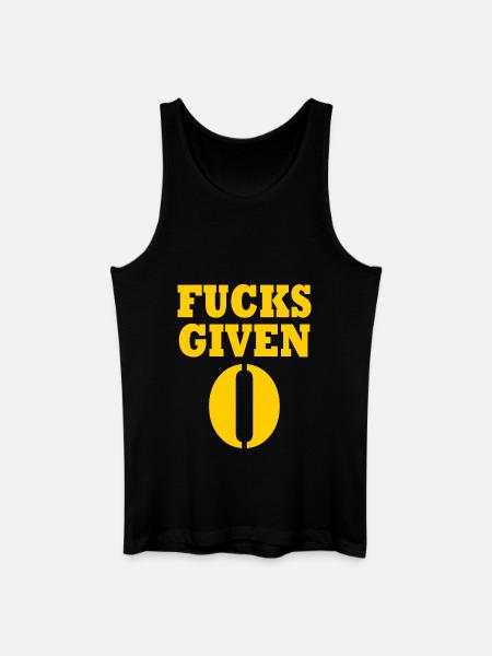 Zero fucks given - Men’s Organic Tank Top - black