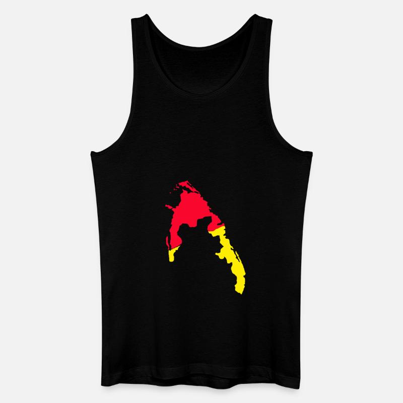 eemap.png - Männer Bio Tank Top - Schwarz
