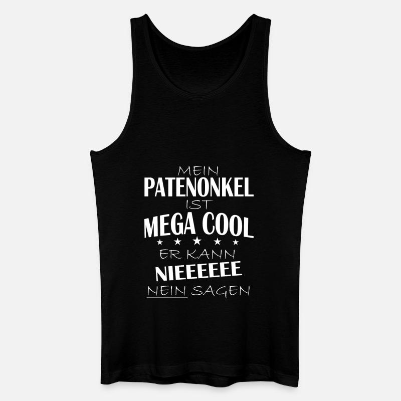 PATENONKEL KANN NIEEE - Männer Bio Tank Top - Schwarz