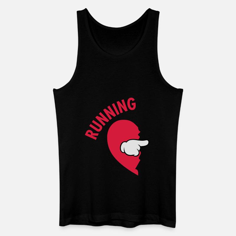 Running Partner (Part 1) - Männer Bio Tank Top - Schwarz
