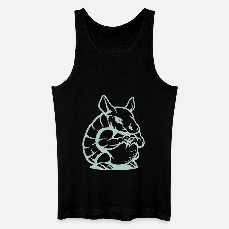 gürteltier - Männer Bio Tank Top - Schwarz