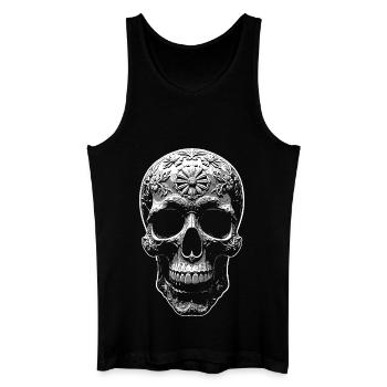 Skull - Men’s Organic Tank Top - black - Front