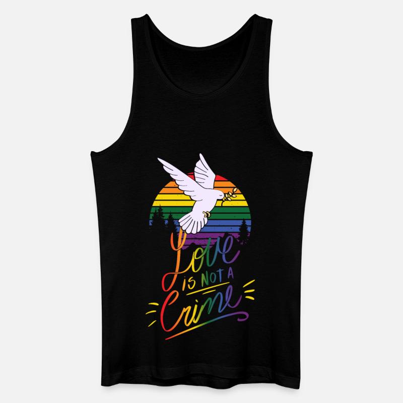Christopher Street Day - Männer Bio Tank Top - Schwarz