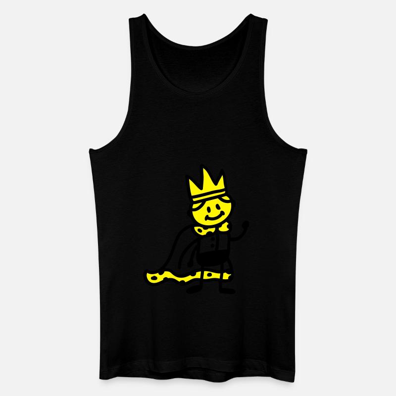 little king - Men’s Organic Tank Top - black
