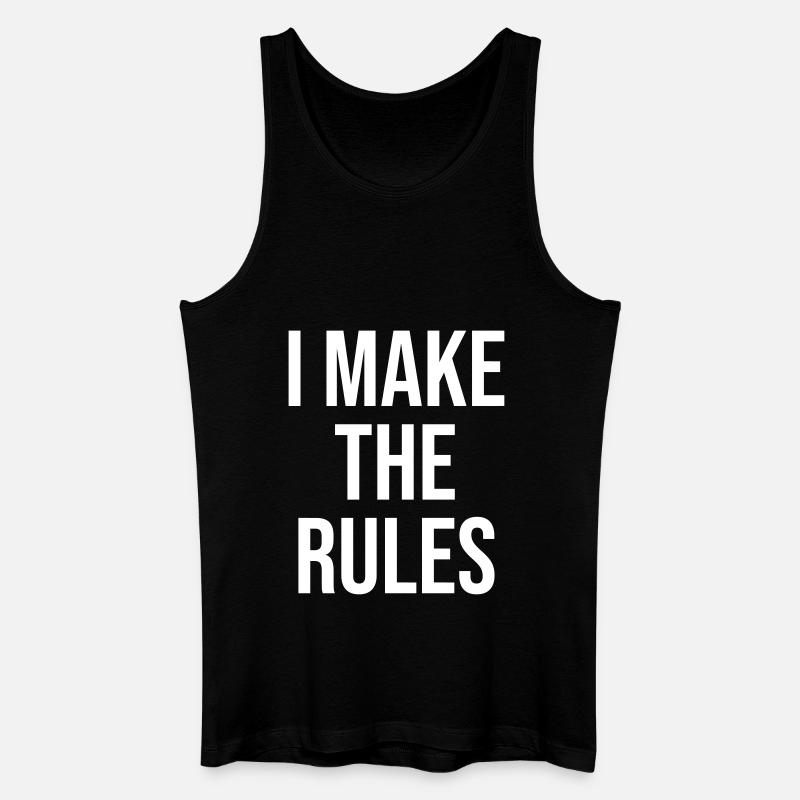 Je fais les rules - Débardeur bio Homme - noir