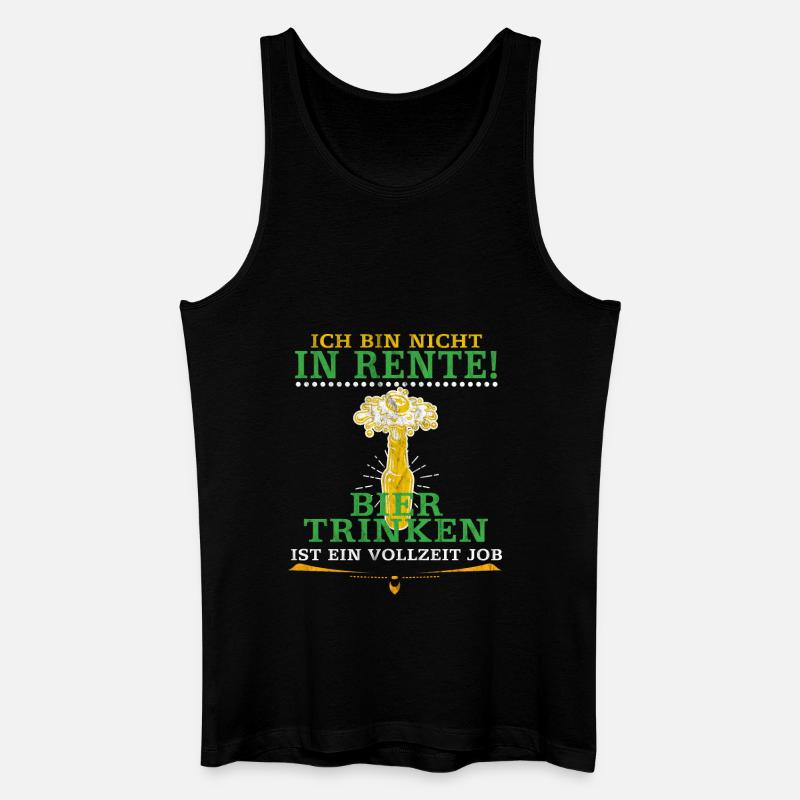 Geschenk Ruhestand - Männer Bio Tank Top - Schwarz