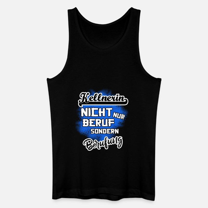 Kellnerin - eine Berufung - Männer Bio Tank Top - Schwarz