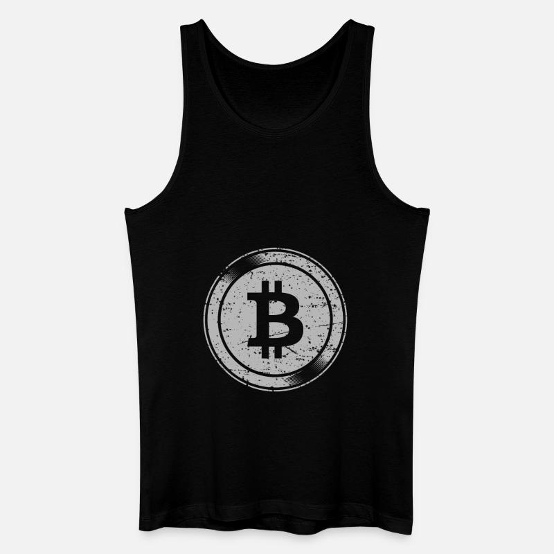 Bitcoin - Männer Bio Tank Top - Schwarz