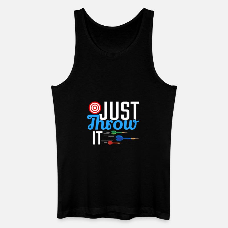 Dart Geschenk Männer Frauen Design - Männer Bio Tank Top - Schwarz