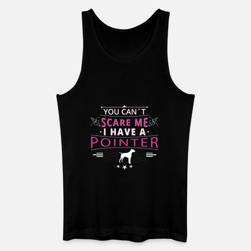 Pointer anglais Pointer peur - Débardeur bio Homme - noir