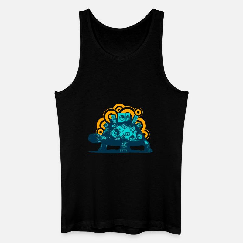 Mobile Sound System (o. text) - Männer Bio Tank Top - Schwarz