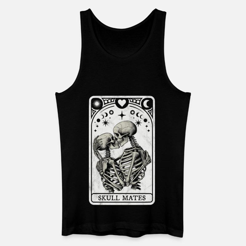 Skull Mates Tarot - Débardeur bio Homme - noir