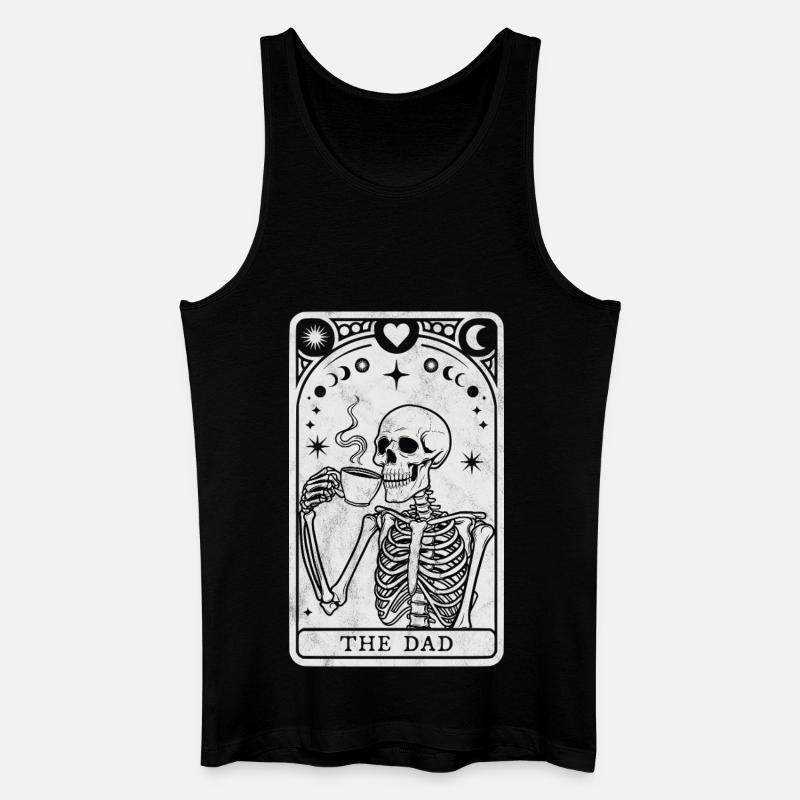 Tarot Der Vater - Männer Bio Tank Top - Schwarz