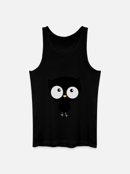 chouette - Débardeur bio Homme - noir