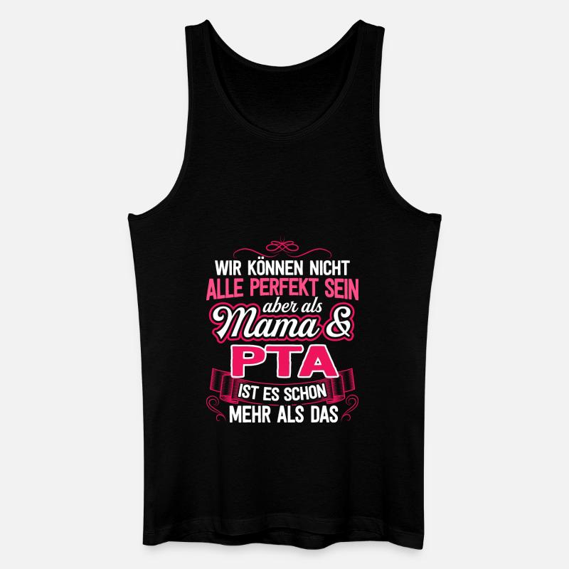 PTA - Mama - Männer Bio Tank Top - Schwarz