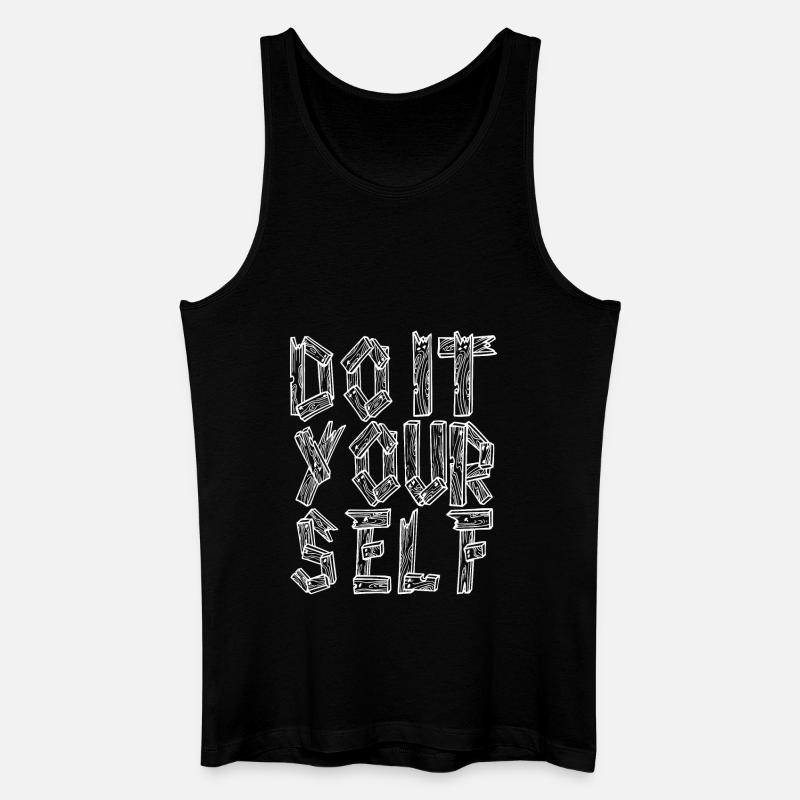 Do It Yourself - Männer Bio Tank Top - Schwarz
