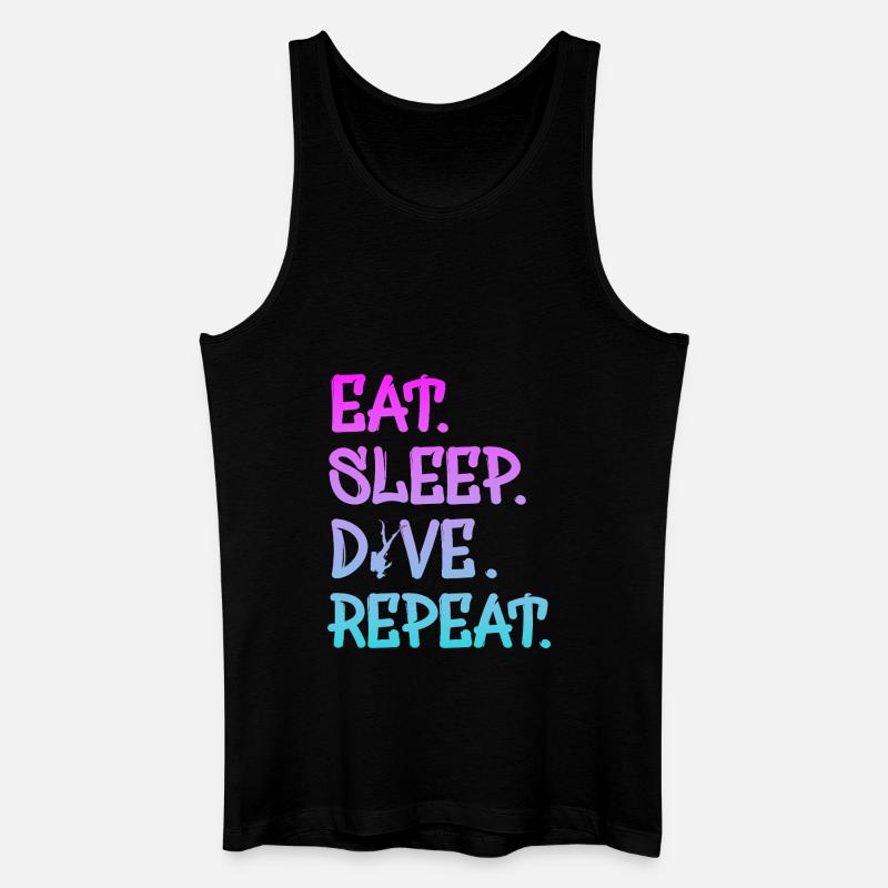Tauchen - Diving - Scuba Diver - Männer Bio Tank Top - Schwarz
