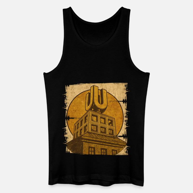 Dortmund U - Männer Bio Tank Top - Schwarz