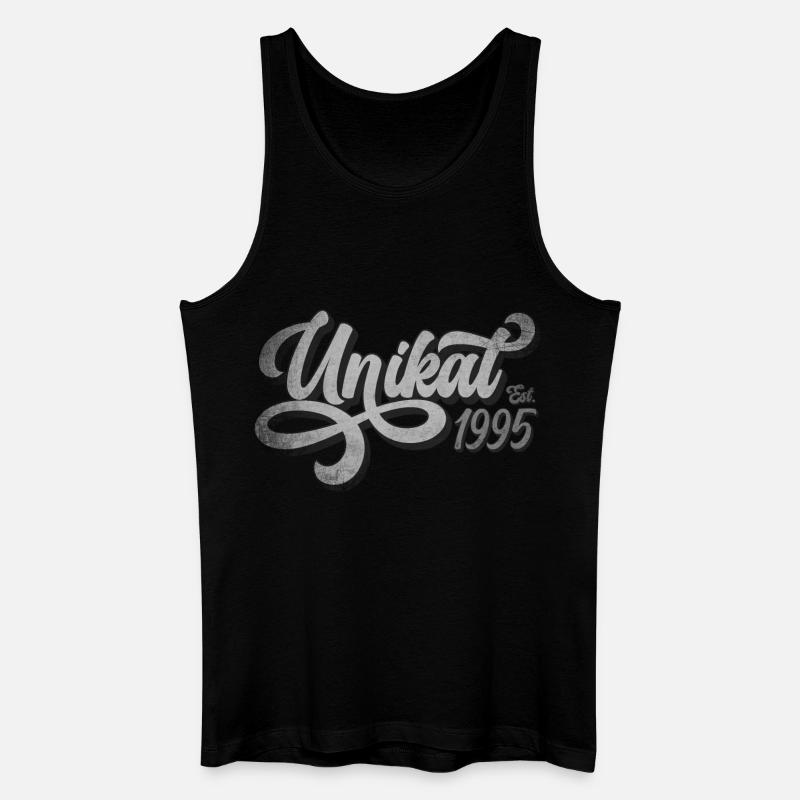 Unikat Est. 1995 - Männer Bio Tank Top - Schwarz