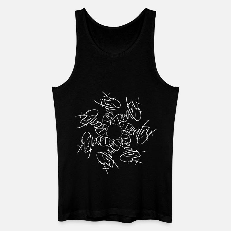 Beatrix Nom Mandala - Débardeur bio Homme - noir