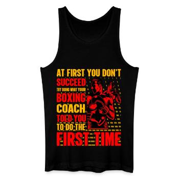 Boxing - Men’s Organic Tank Top - black - Front
