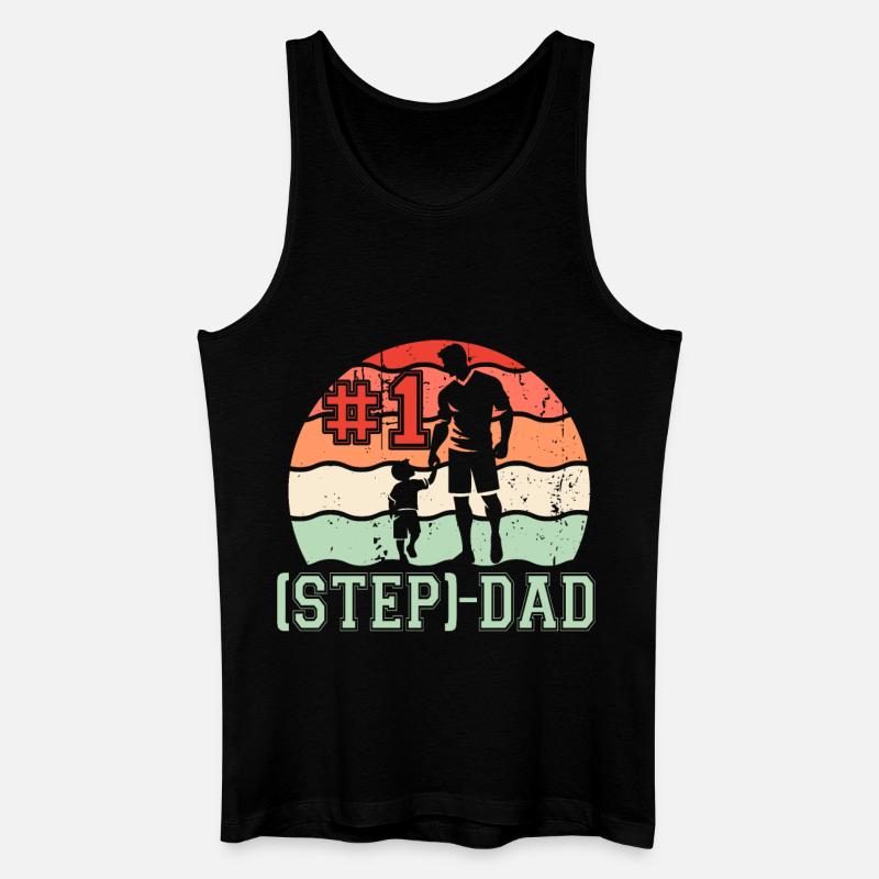 Stiefvater - Männer Bio Tank Top - Schwarz
