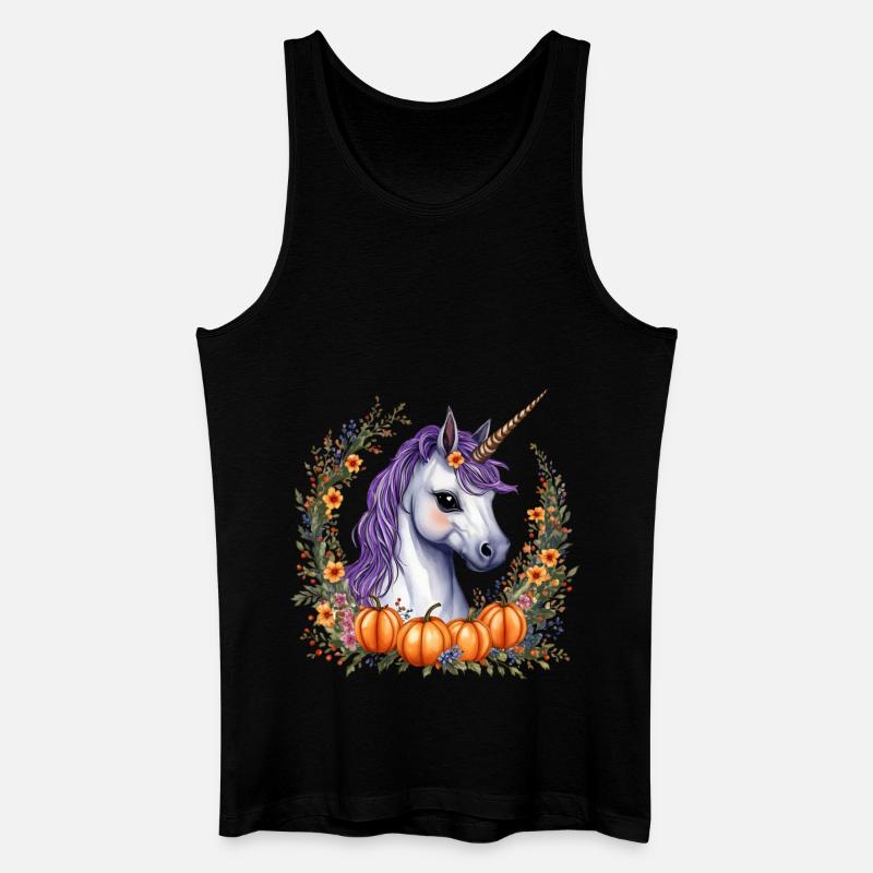 Poney d’Halloween - Débardeur bio Homme - noir