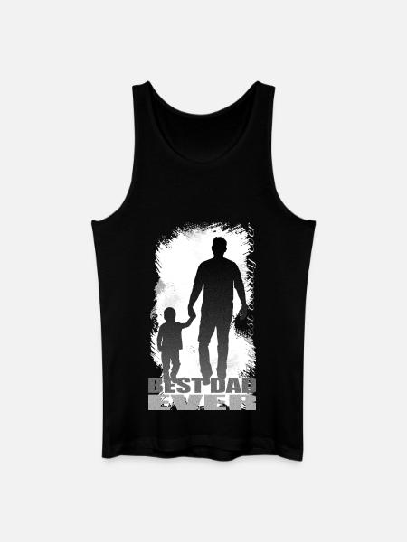 Daddy best dad ever boy - Men’s Organic Tank Top - black
