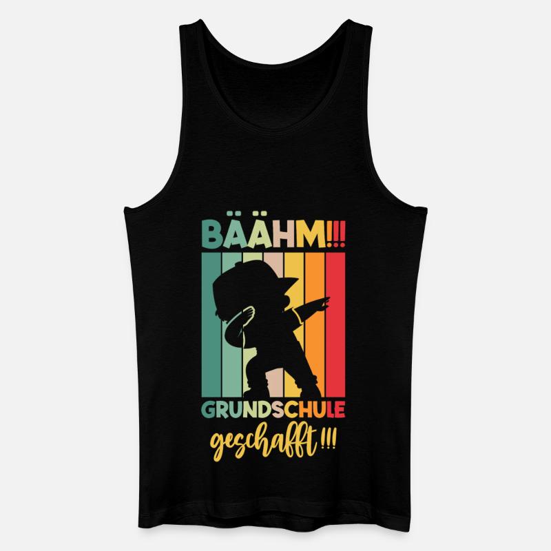 Grundschule Geschafft 2026  - Männer Bio Tank Top - Schwarz