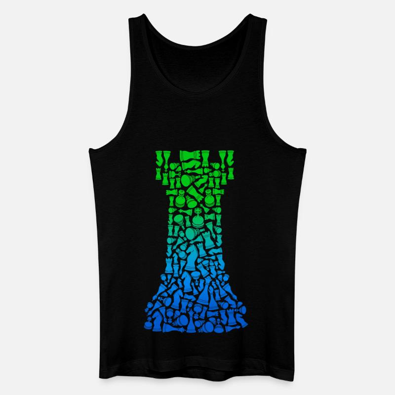 Chess Chess Set Chess Pieces Chess Player - Men’s Organic Tank Top - black