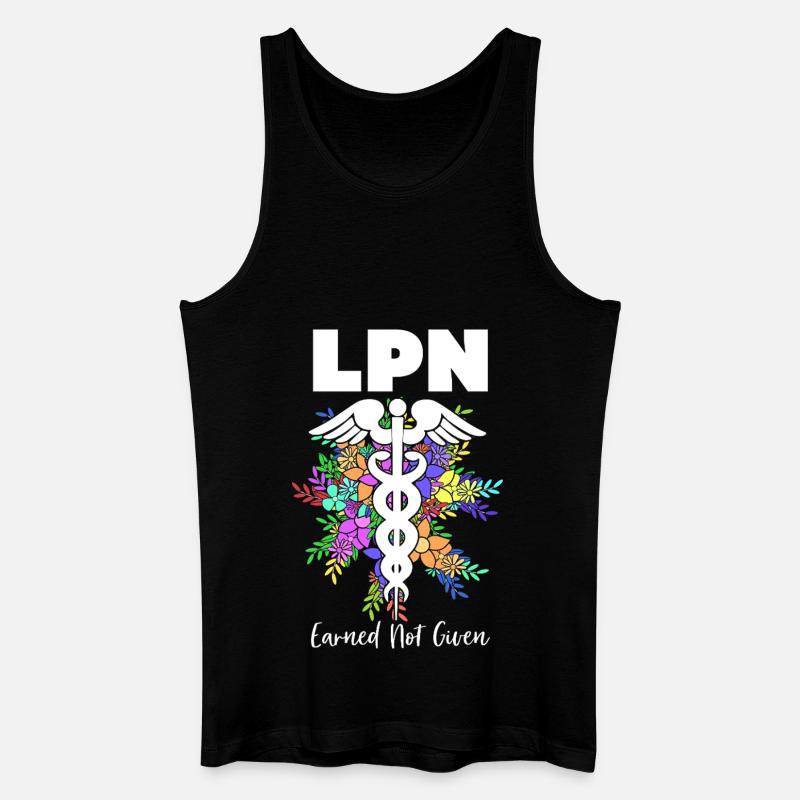 Krankenpflegerin Krankenschwester Krankenpfleger - Männer Bio Tank Top - Schwarz