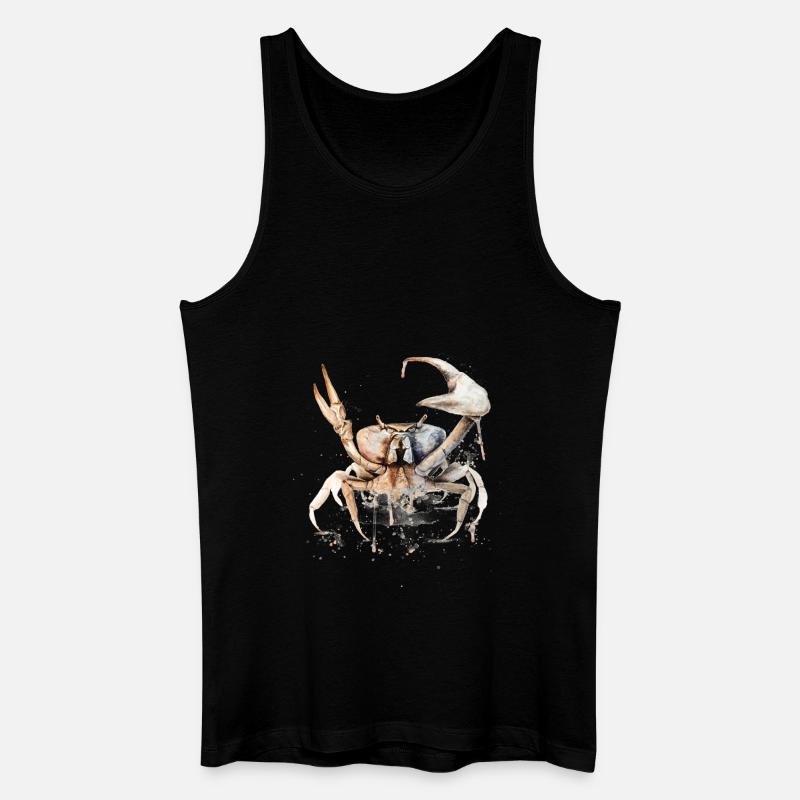 Sternzeichen Krebs - Männer Bio Tank Top - Schwarz