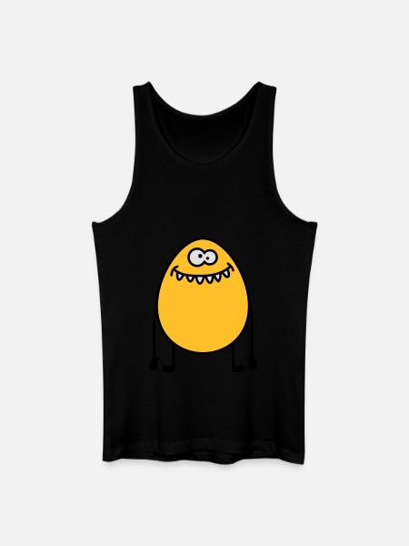 Egg Monster - Men’s Organic Tank Top - black