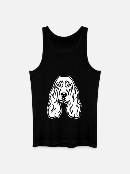 Cocker Spaniel - Männer Bio Tank Top - Schwarz