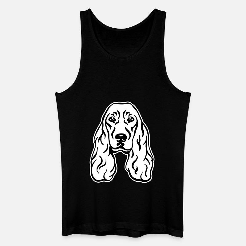 Cocker Spaniel - Männer Bio Tank Top - Schwarz