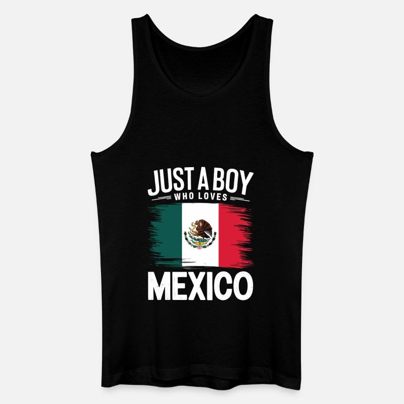 Mexique Mexique Mexicain Espagnol - Débardeur bio Homme - noir