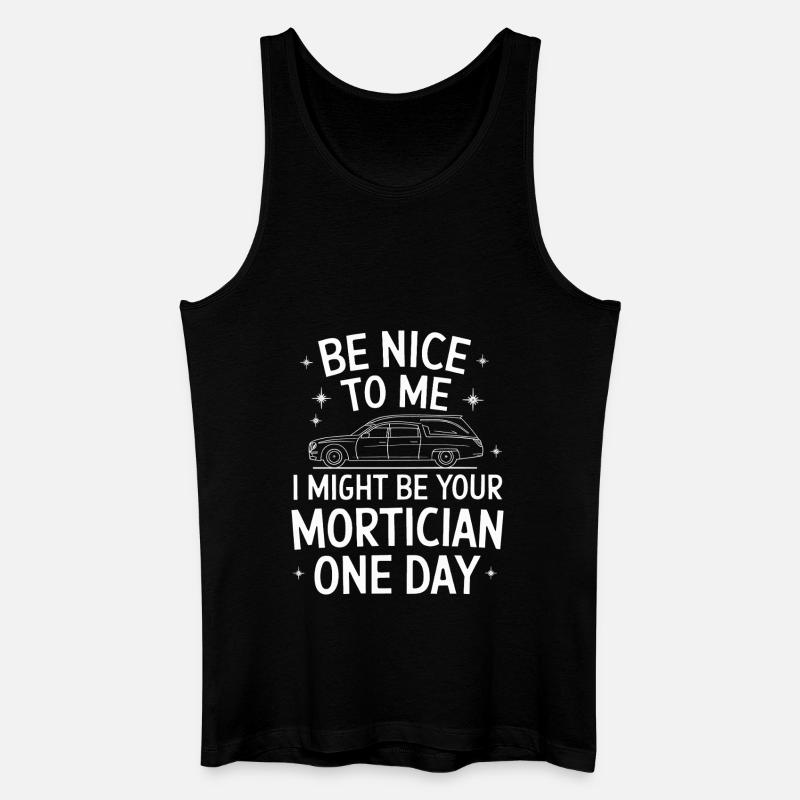 Bestatter Leichenwagen Leichenbestatter - Männer Bio Tank Top - Schwarz