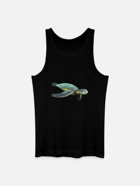turtle tortoise animals animals6 - Men’s Organic Tank Top - black