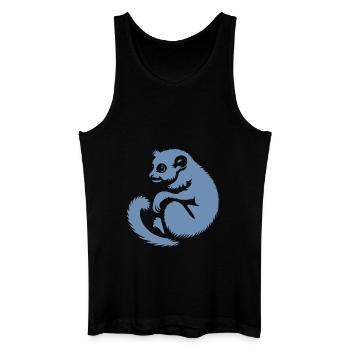 Loris Slowlori Silhouette Säugetier - Männer Bio Tank Top - Schwarz - Vorne