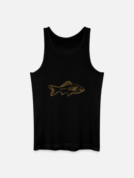 poisson - Débardeur bio Homme - noir