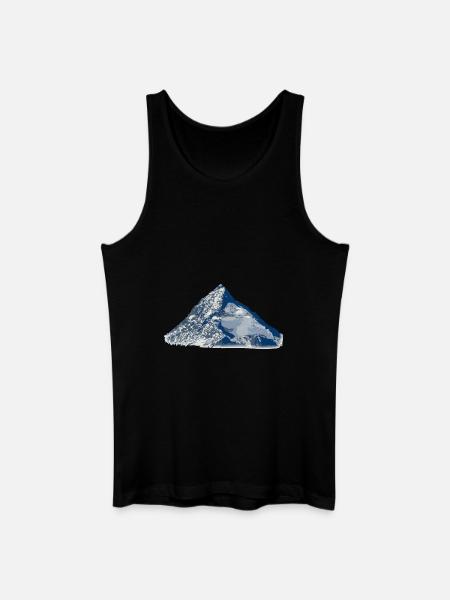 Grossglockner - Männer Bio Tank Top - Schwarz