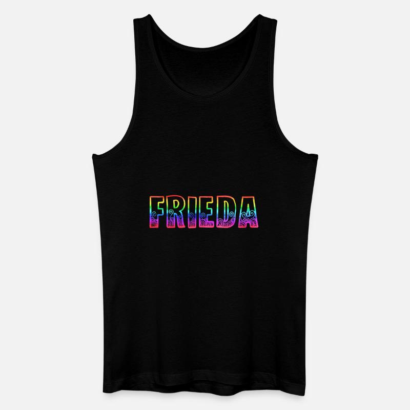 frieda rs regenbogen - Männer Bio Tank Top - Schwarz