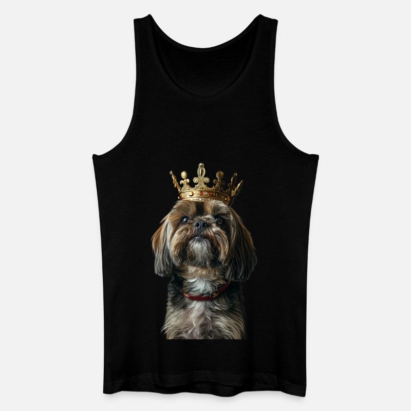 Lhasa Apso - Männer Bio Tank Top - Schwarz
